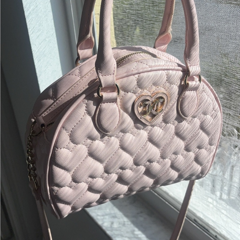 Juicy Couture Pink Quilted Heart Handbag - Picture 3 of 8